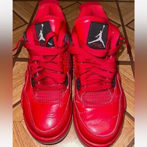 Jordan Women's Sneakers in Red and Black